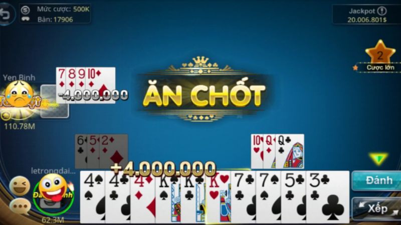 Bài Poker với nhiều biến thể khác nhau